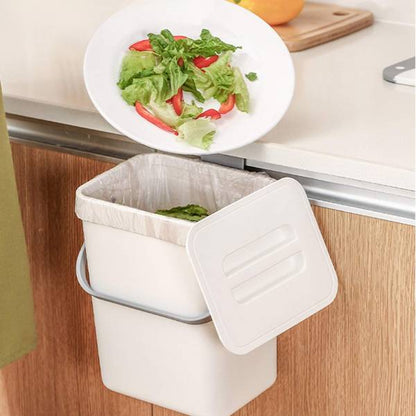 Under Sink Bin with Lid – Prevents odors and spills
