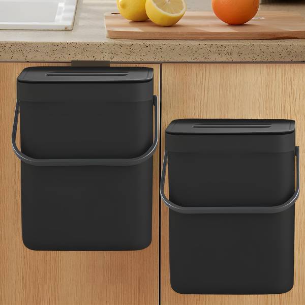Mess-free cooking with this Under Sink Garbage Bin